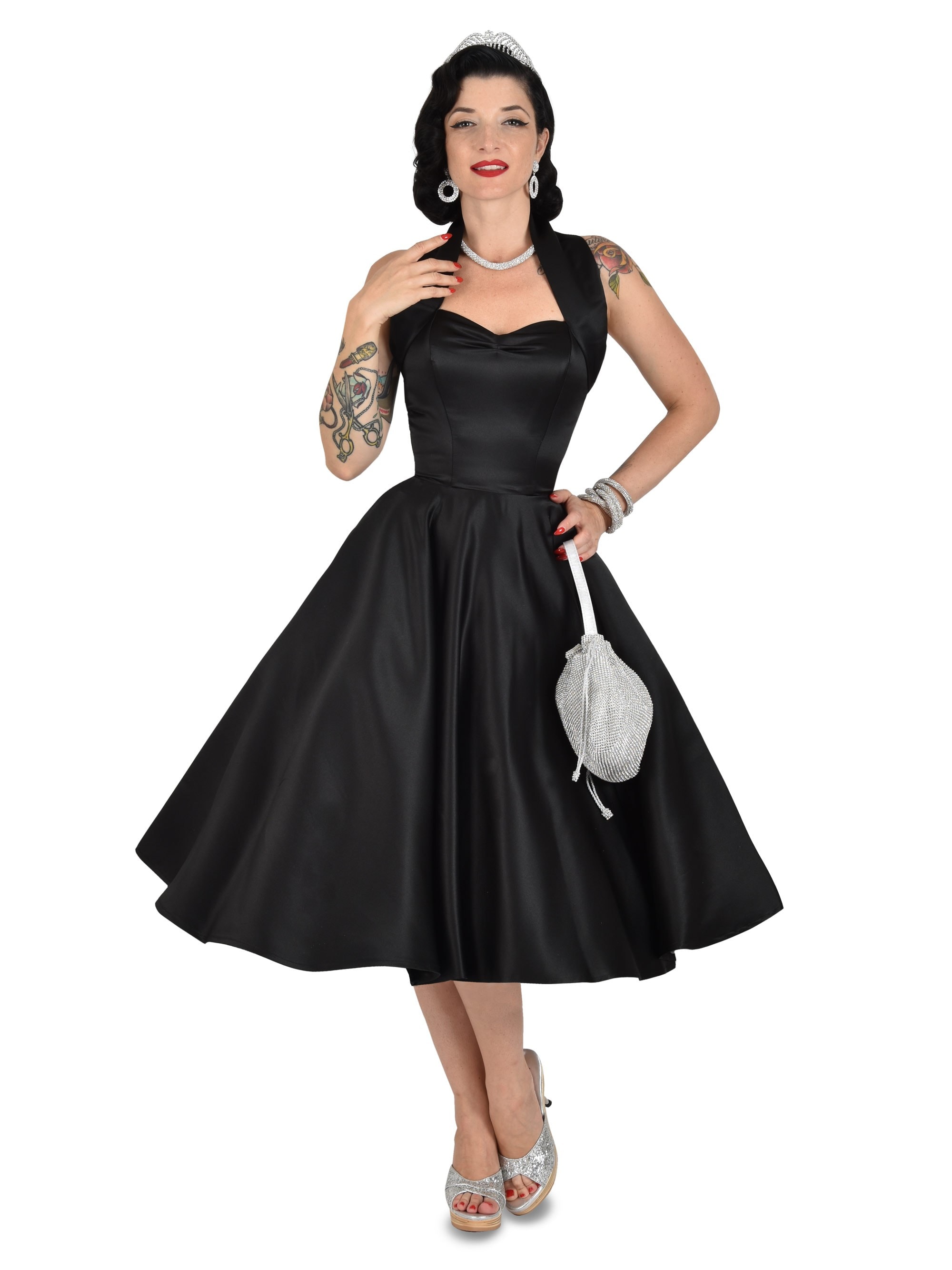 1950s dress black