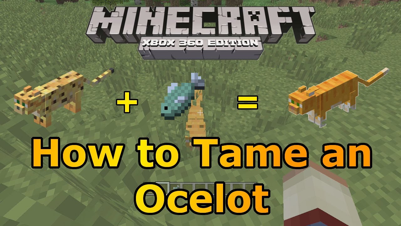 tame an ocelot in minecraft