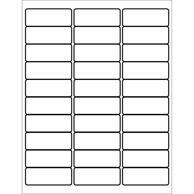 address sticker template