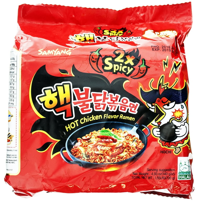 2x spicy ramen