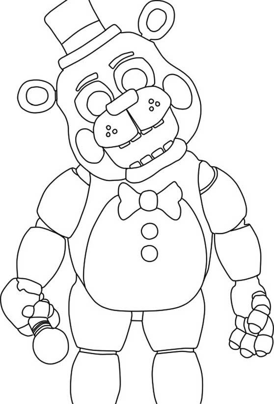 five night at freddy para pintar