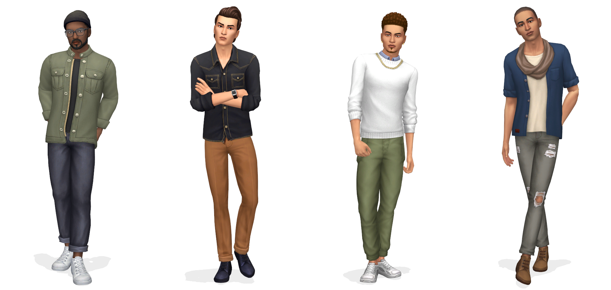 male outfits sims 4