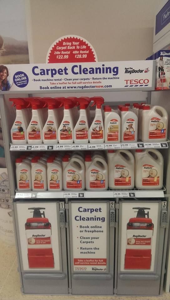 tesco carpet cleaner hire