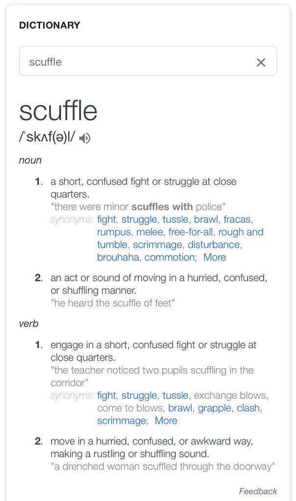 definition of scuffle