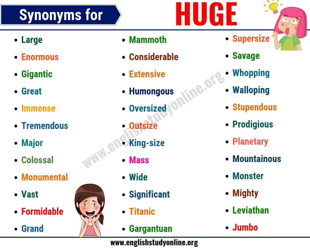 huge amount synonym