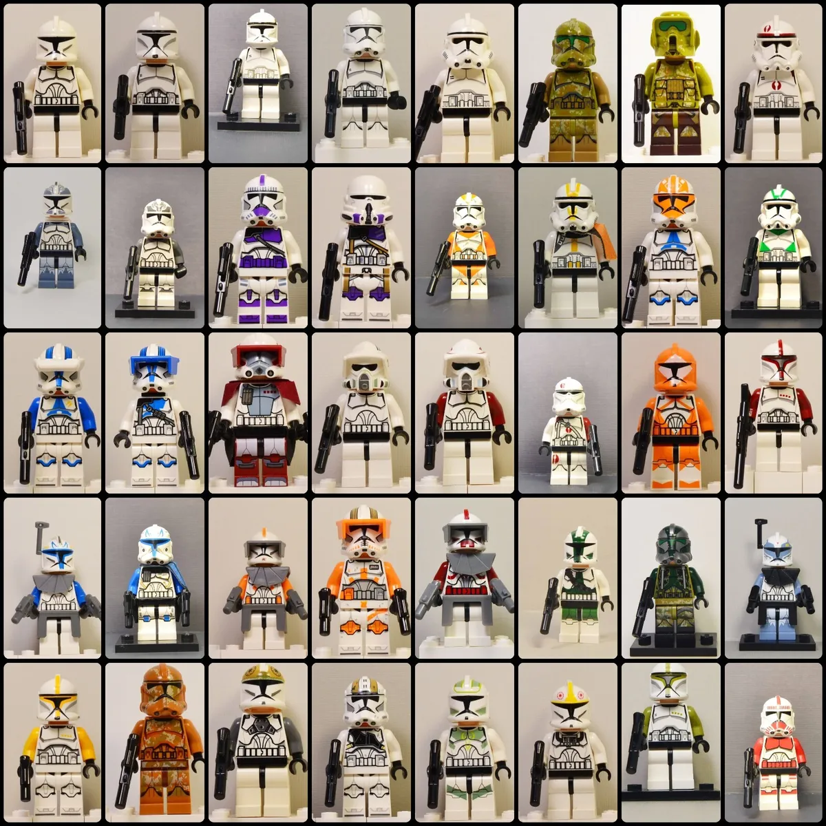 lego star wars clone troopers minifigures