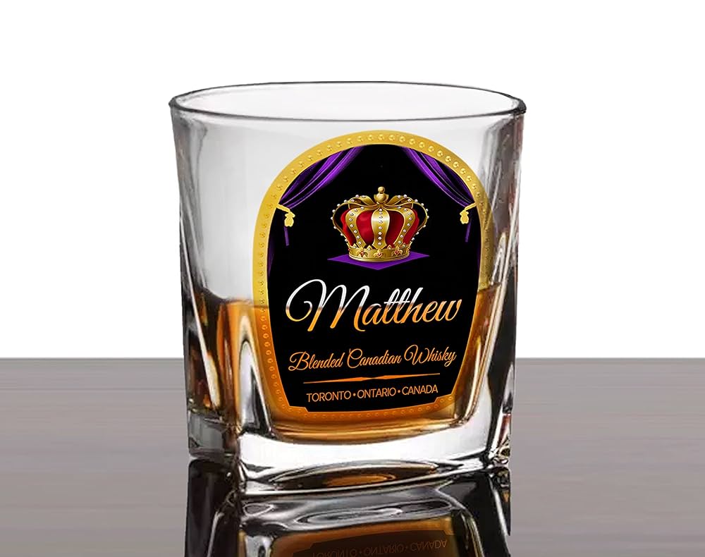 custom whiskey glasses canada