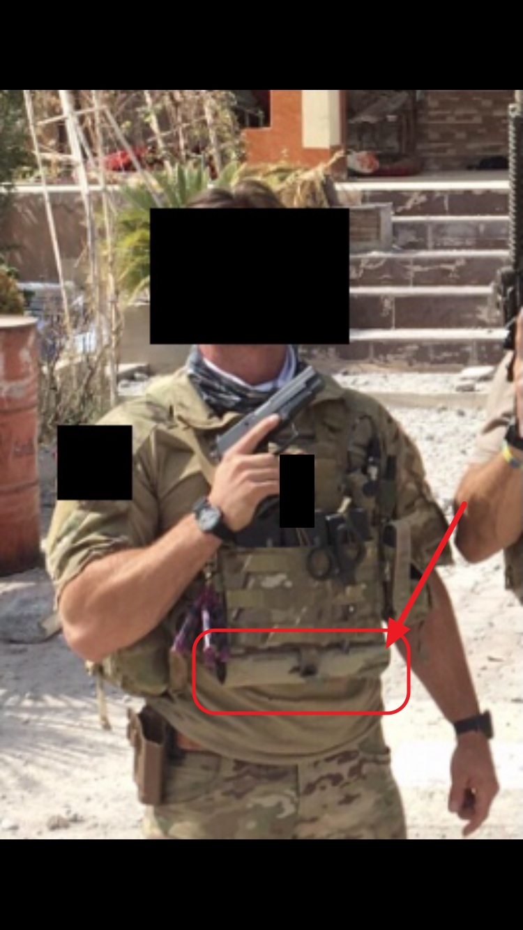 tourniquet placement on plate carrier