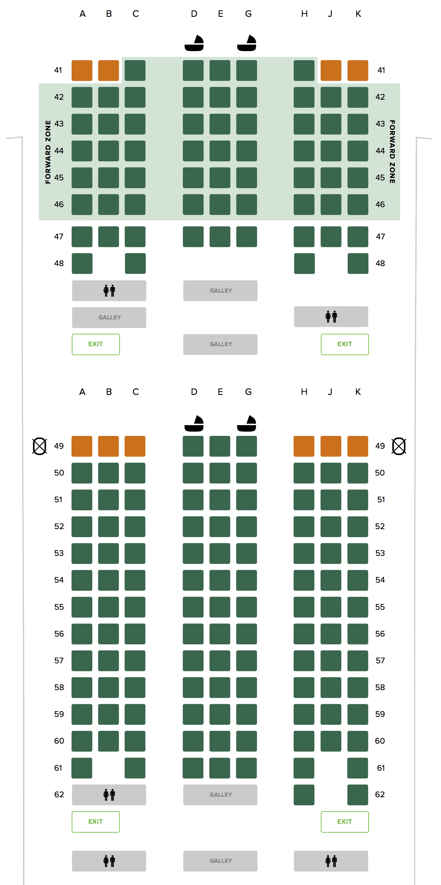 singapore airlines boeing 777 300er seat map