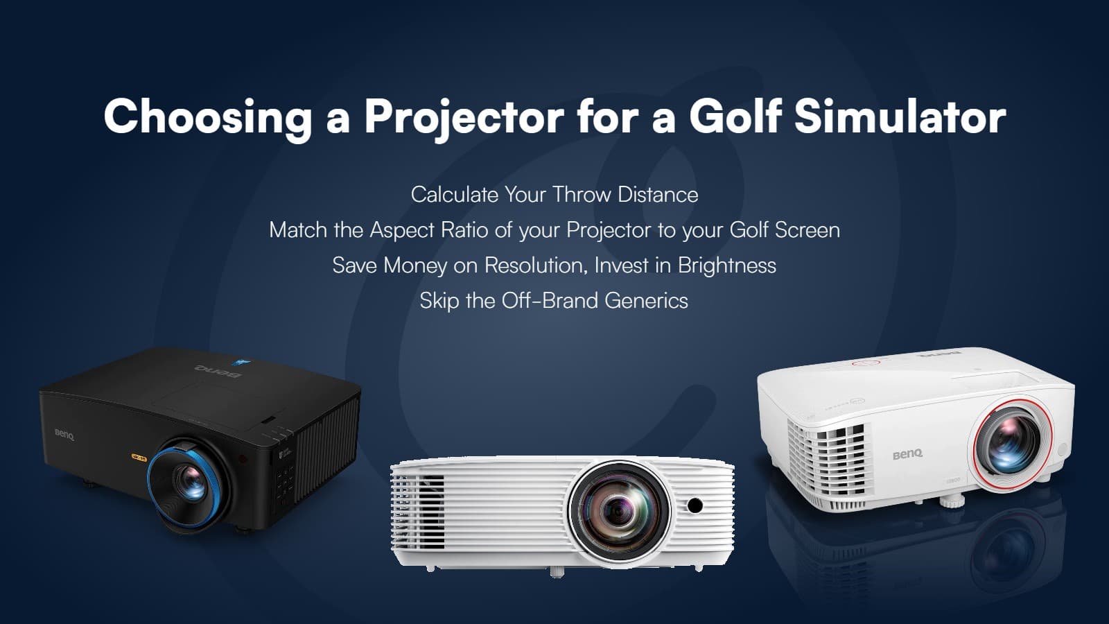 best projector for golf simulator