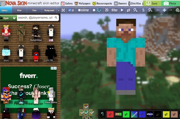 minecraft pc skin maker