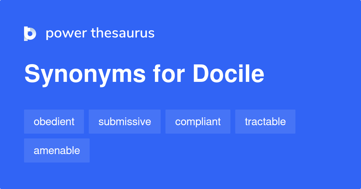 docile thesaurus