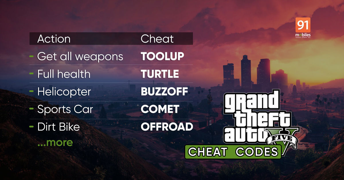 cheat for tank in gta 5