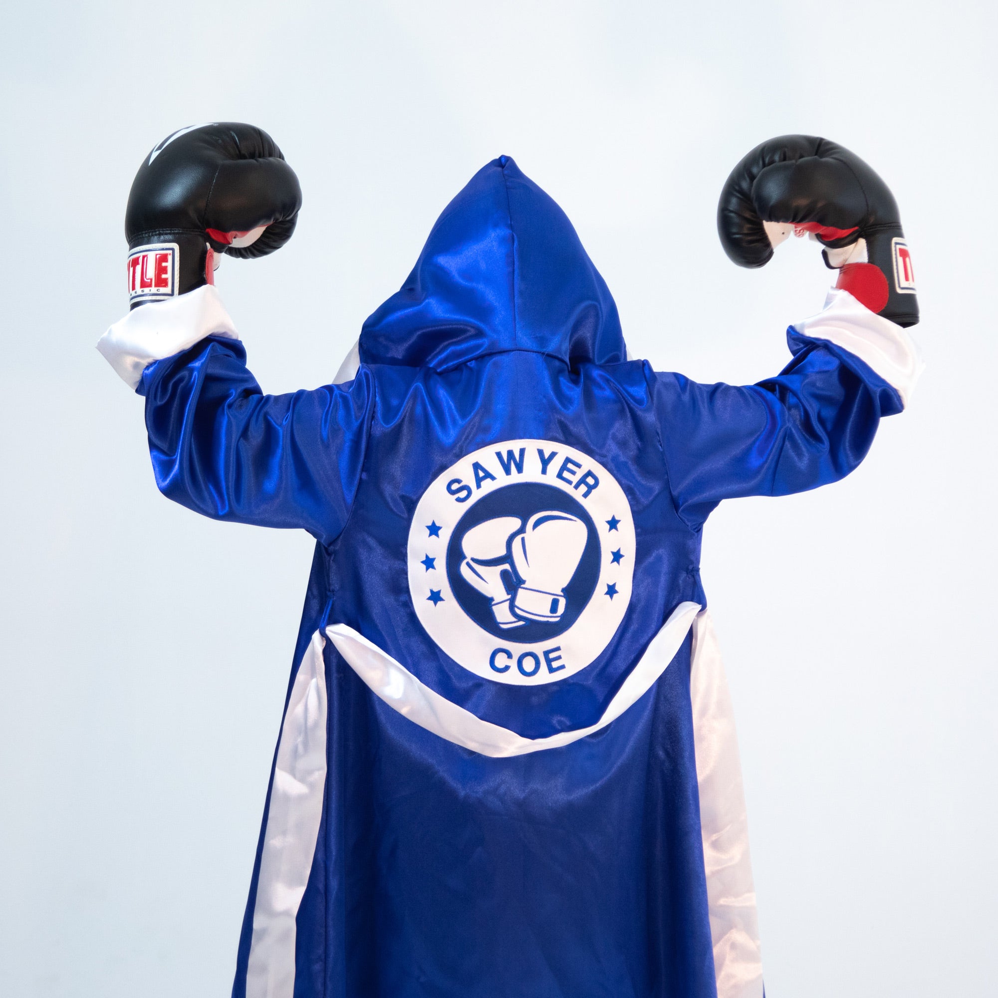 boxing robe with hood custom