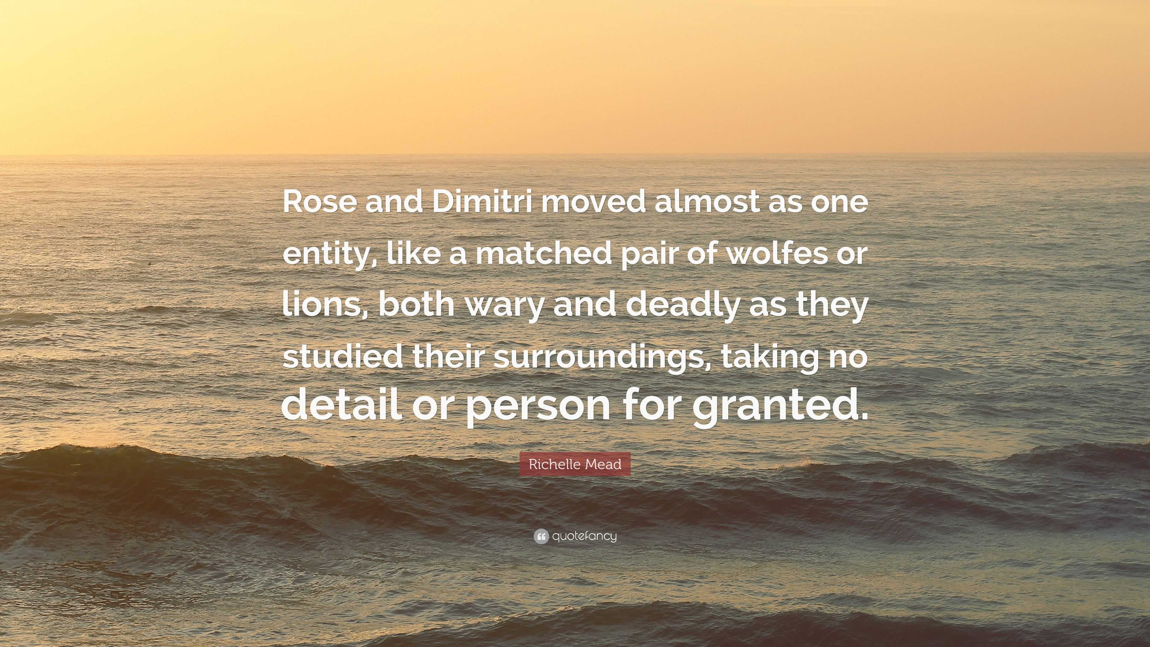 dimitri and rose quotes