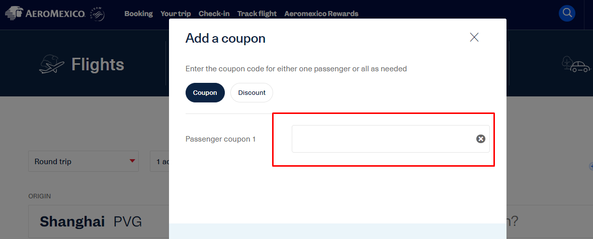 aeromexico coupon code