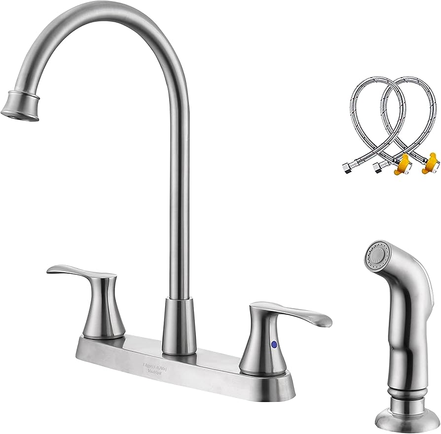 2 handle kitchen faucet