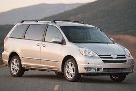 2006 toyota sienna xle tire size