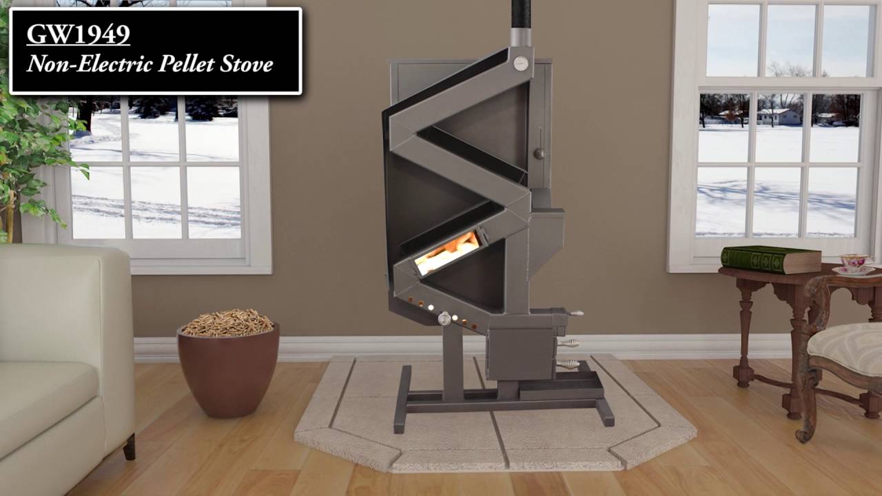 non electric pellet stove