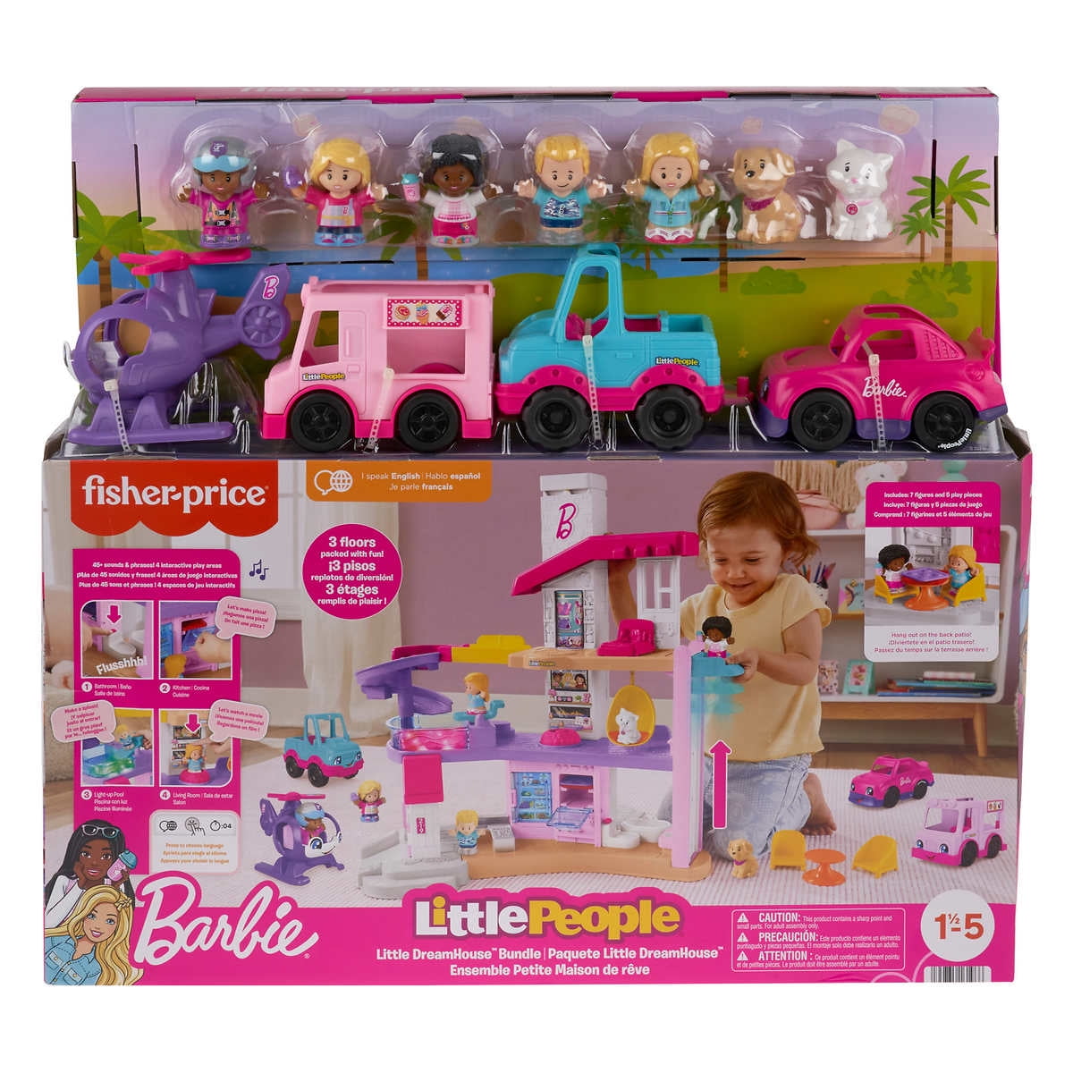 barbie little people dream house