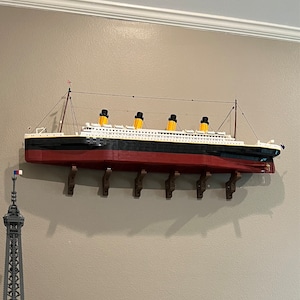 lego titanic wall mount