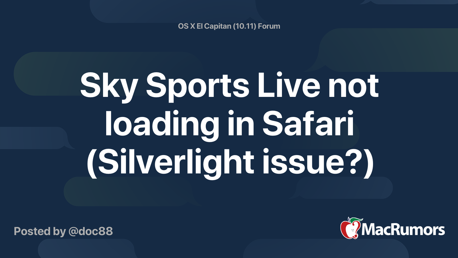 silverlight not working on safari