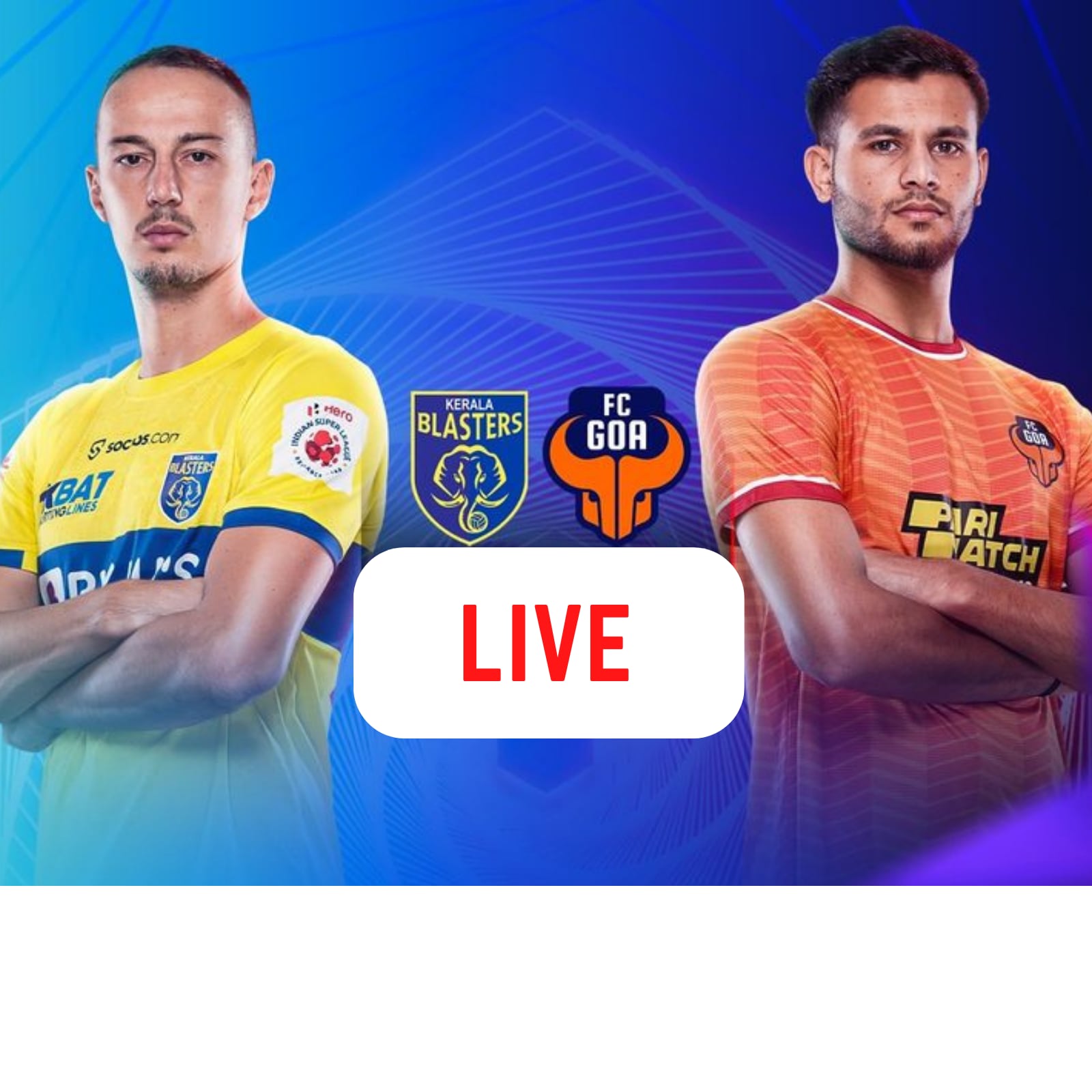 today isl match 2022 score