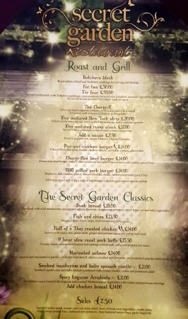 secret garden alton towers menu