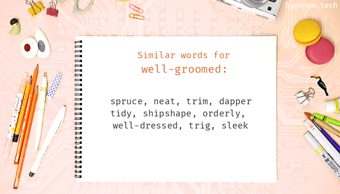 well groomed synonym