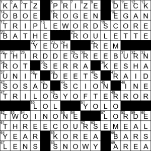 incantation opener crossword