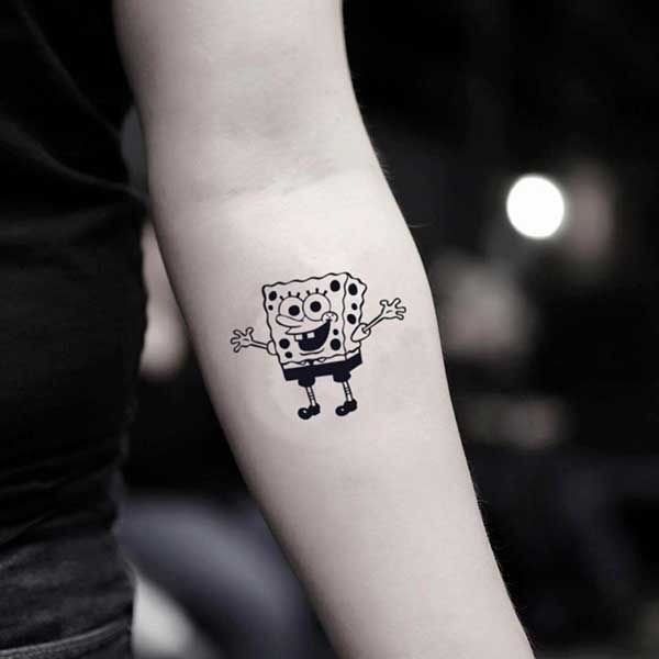 tattoo bob esponja