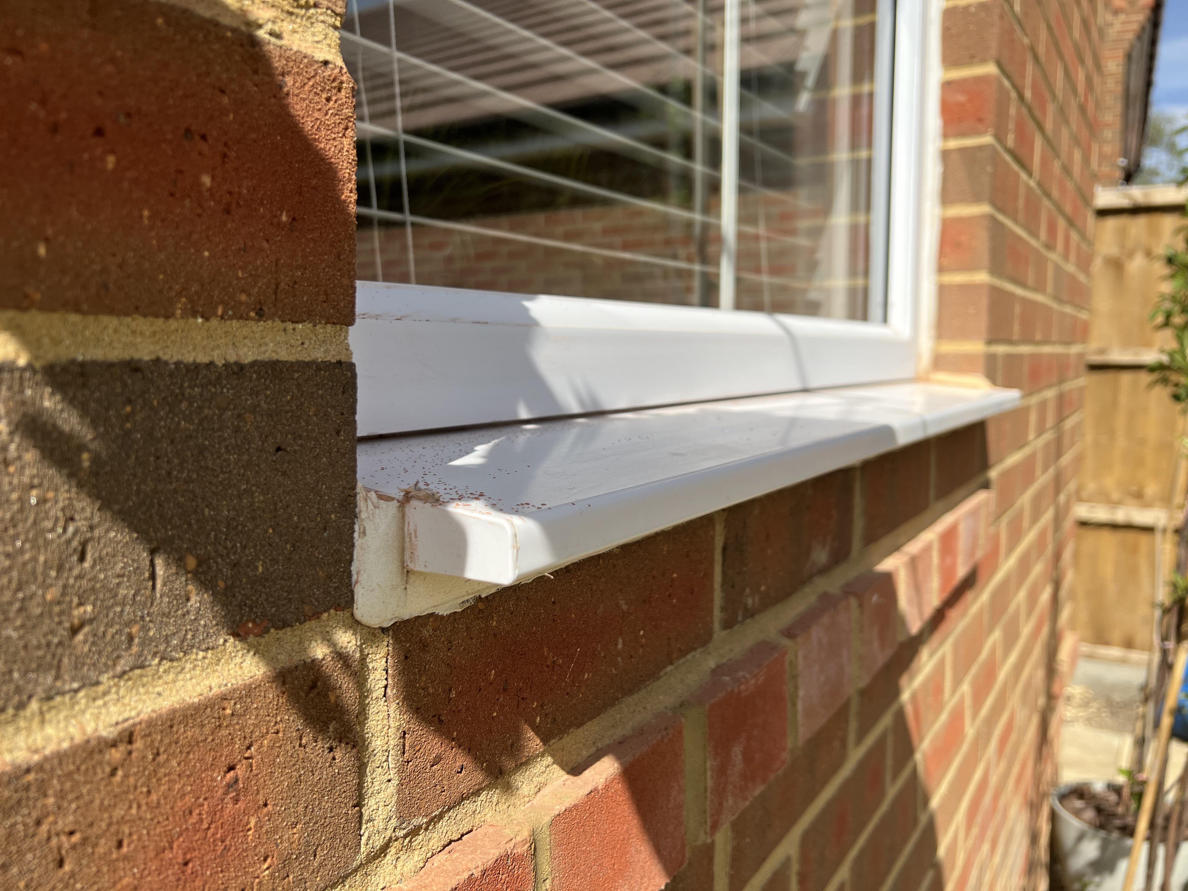 window box for sloping sill