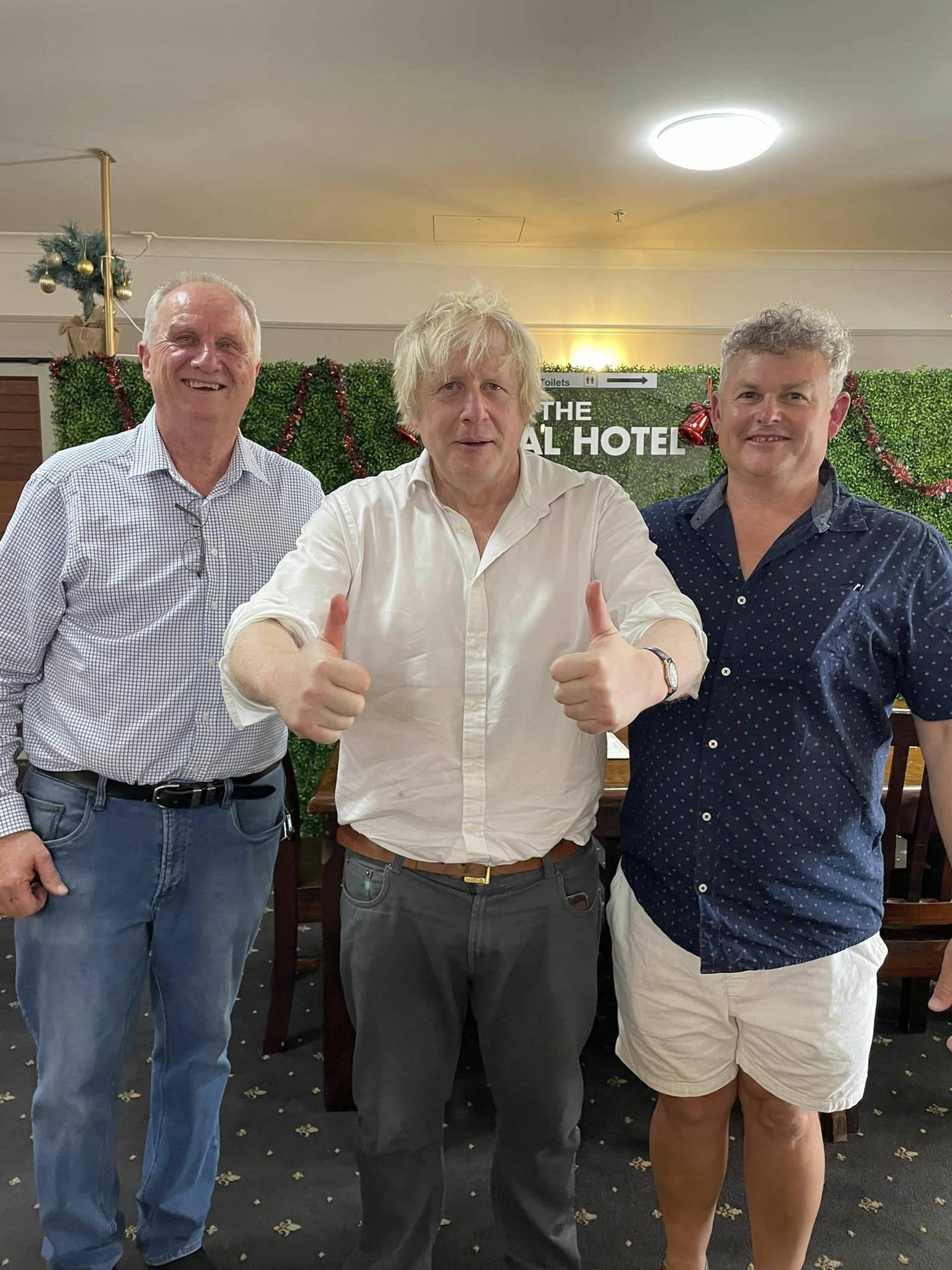 boris johnson muswellbrook