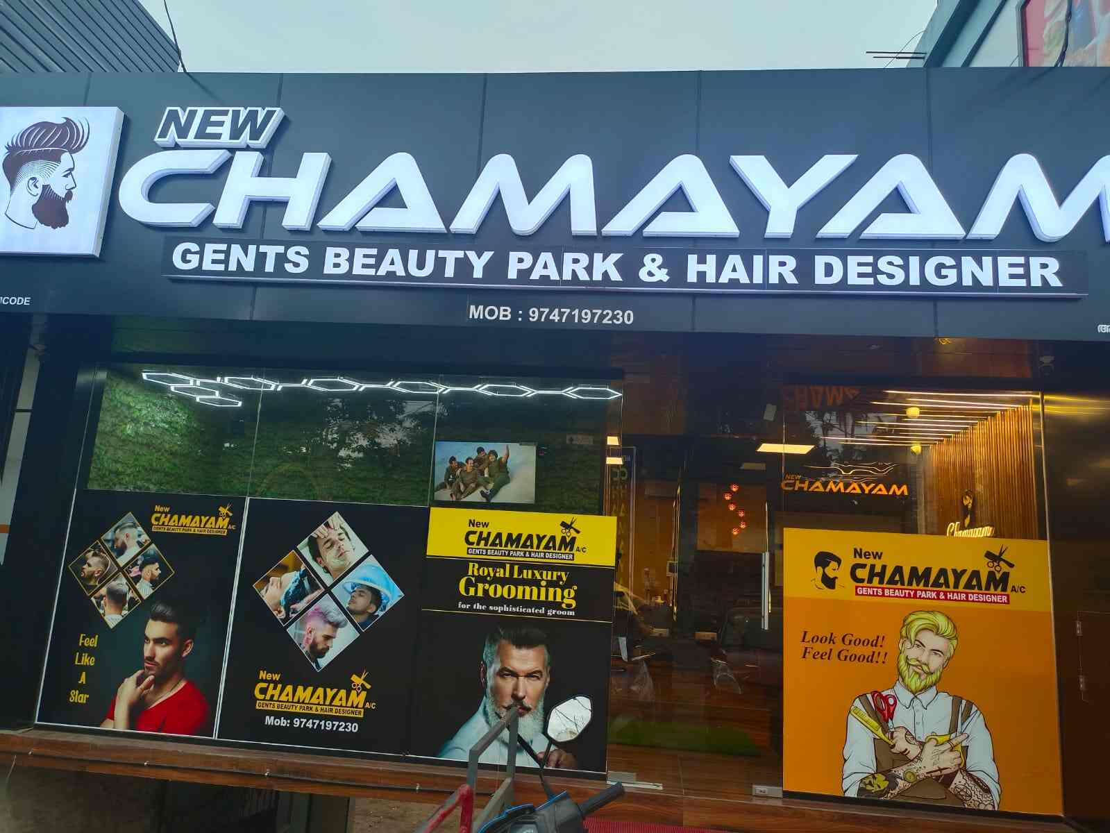 mens beauty parlour near me