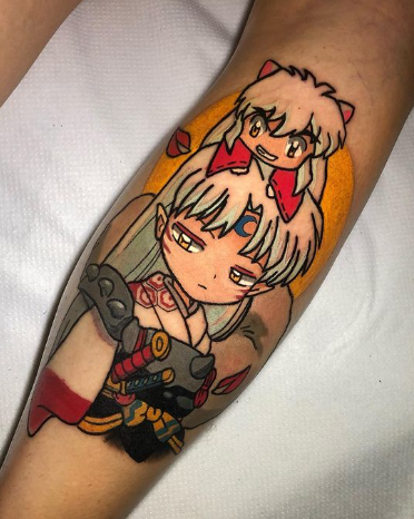 inuyasha tatuaje