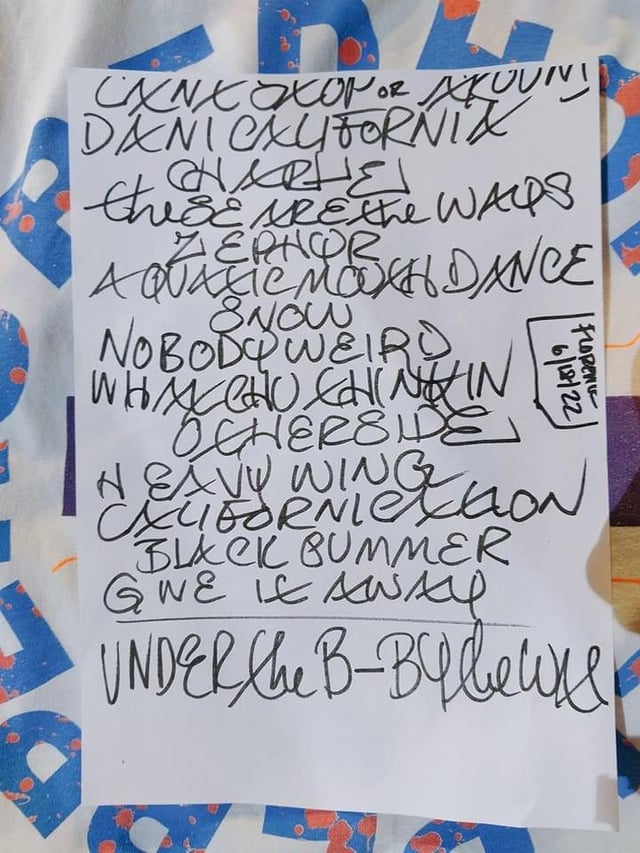 florence setlist