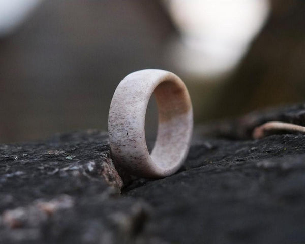 whitetail deer antler ring