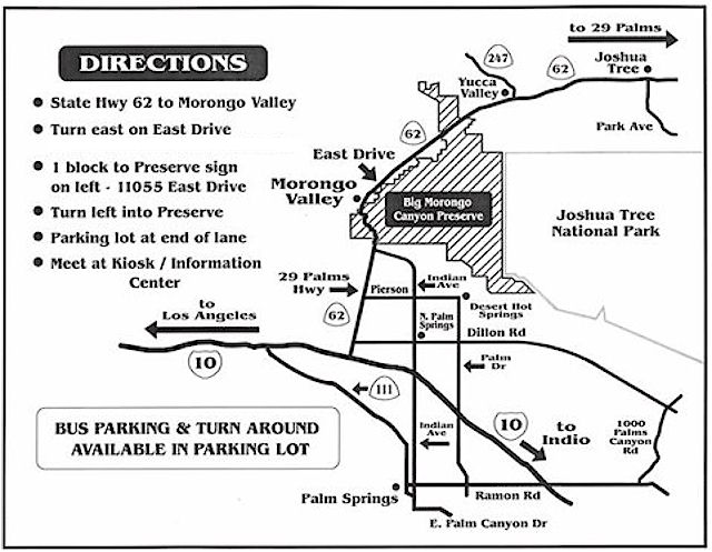 morongo directions