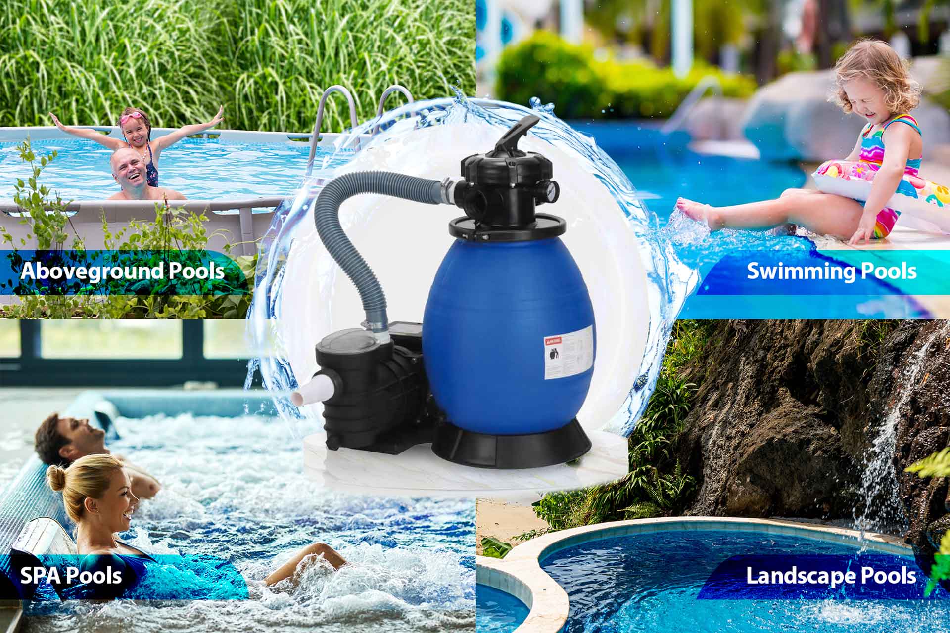 sand pool pump for above ground pool