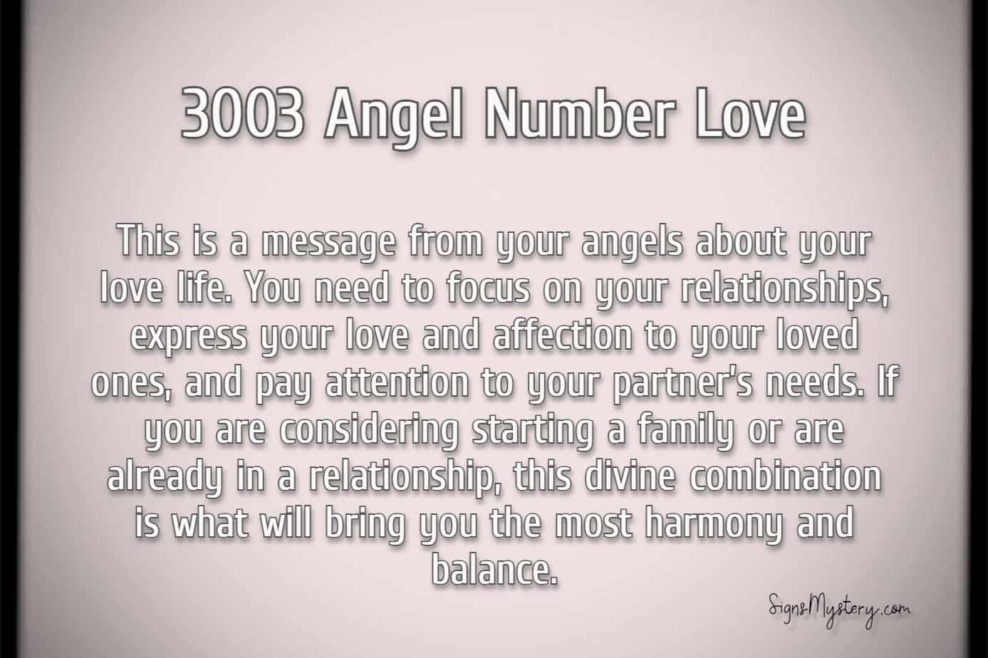 3003 angel number