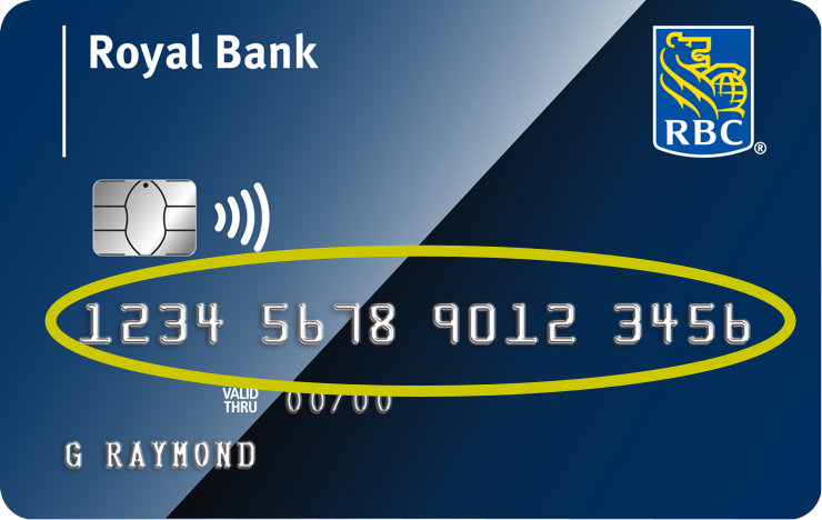 rbc client card no cvv