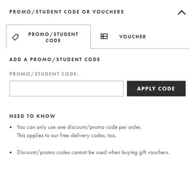 asos student promo