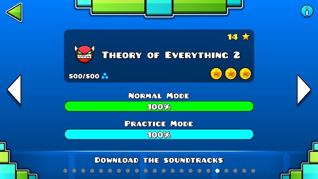 theory of everything geometry dash