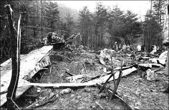 lynyrd skynyrd plane crash pictures