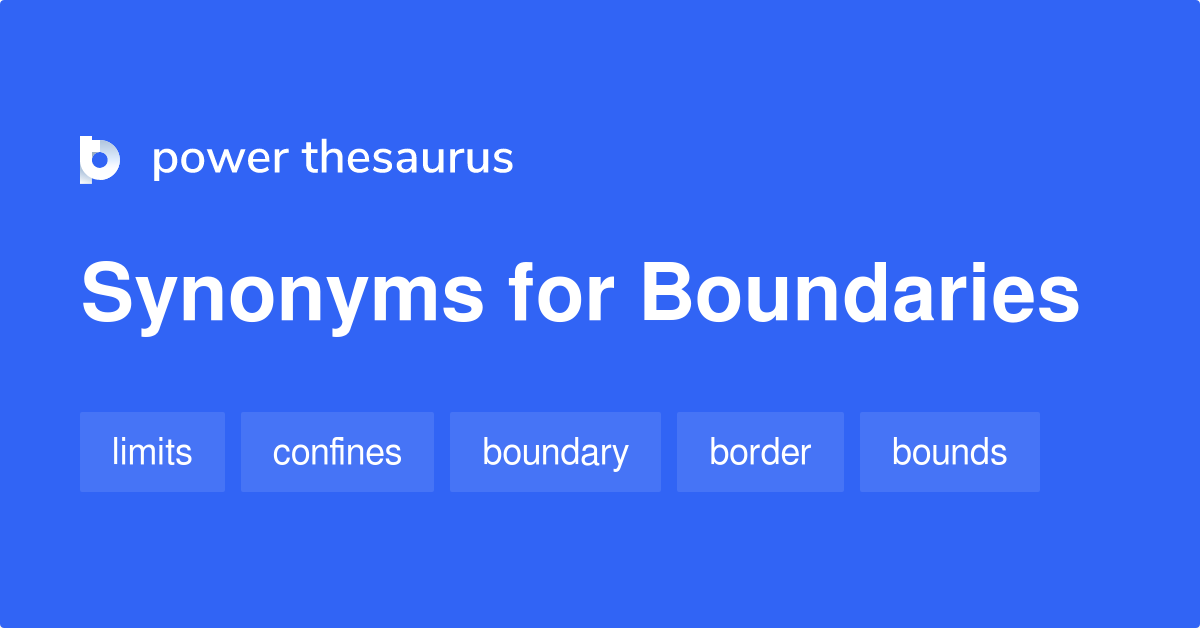 boundaries synonym