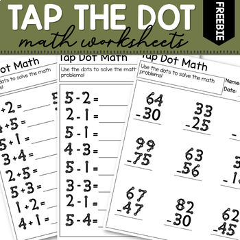 free printable pdf free printable touch math worksheets