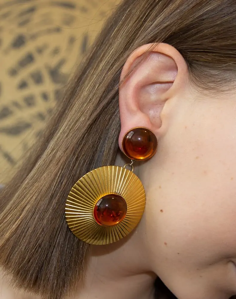 vintage 70s earrings