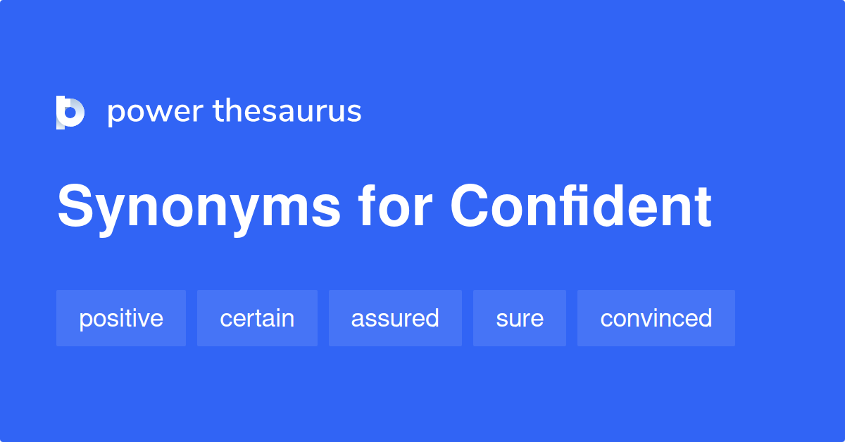 confident synonym