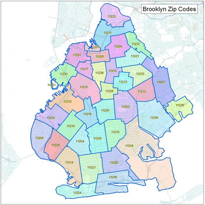 what is the zip code of brooklyn ny