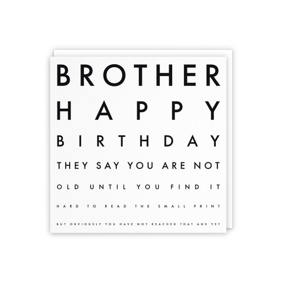 birthday cards brother humor